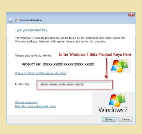Download windows 7 with my product key